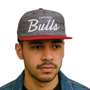 Mitchell & Ness SnapBack Chicago Bulls Hat NBA Streetwear 90s Style